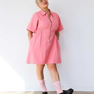 Pink Noble Utility Dress